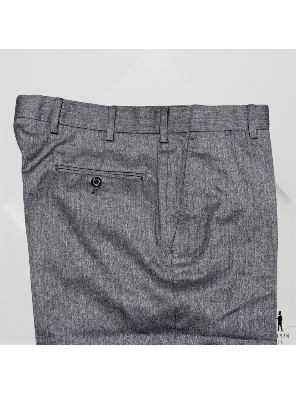 Southwick Clothes Dress Pants Men 32 32x29) 110s Wool Cuffed Charcoal Gray NWOT